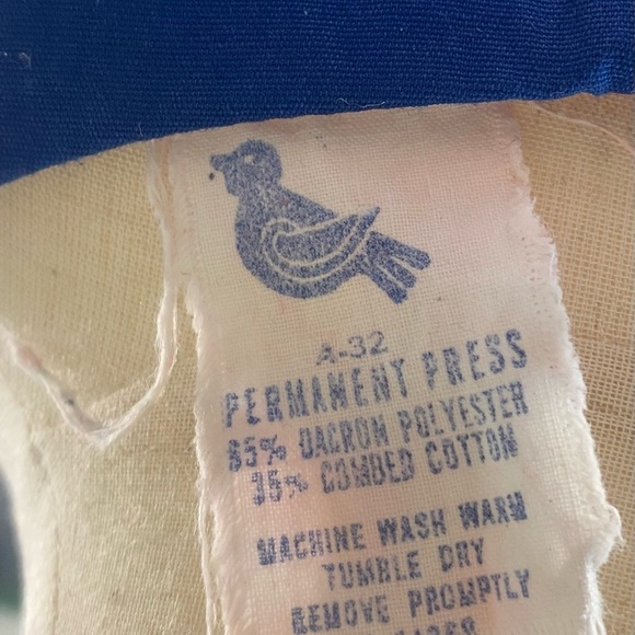 Vintage Red & Blue Girl’s Scout Uniform Dress w/ Hat | Size A-32 - Picture 5 of 11